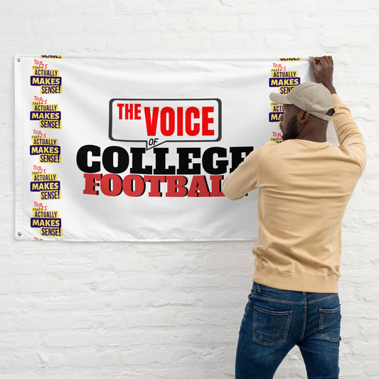 The Voice of College Football Flag
