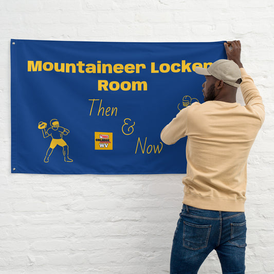 Mountaineer Locker Room Flag