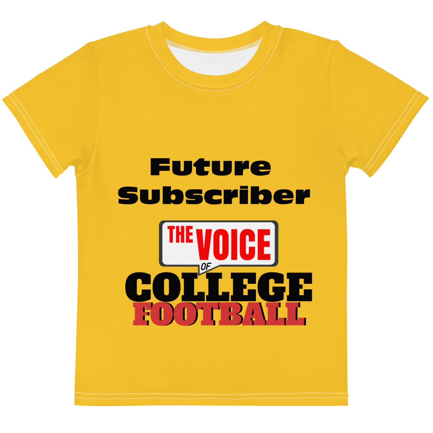 Kids Voice of College Football crew neck t-shirt