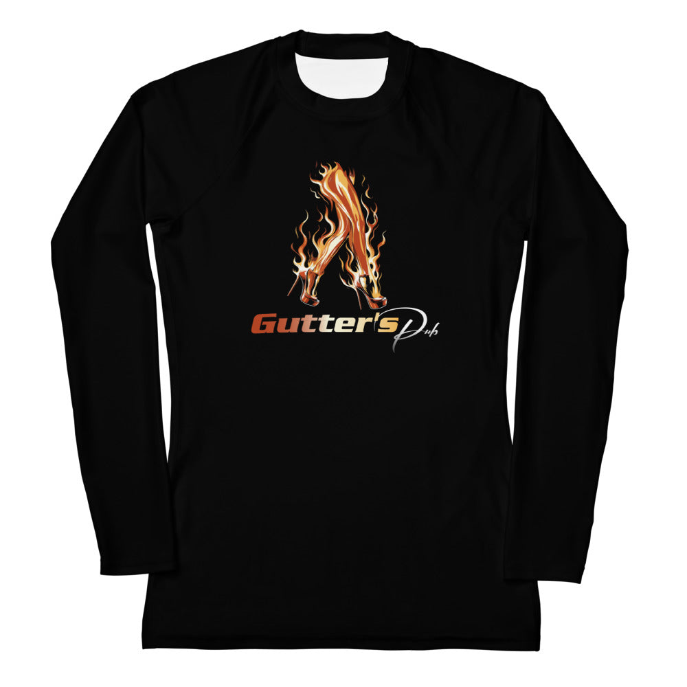 Gutter's Pub Women's Rash Guard