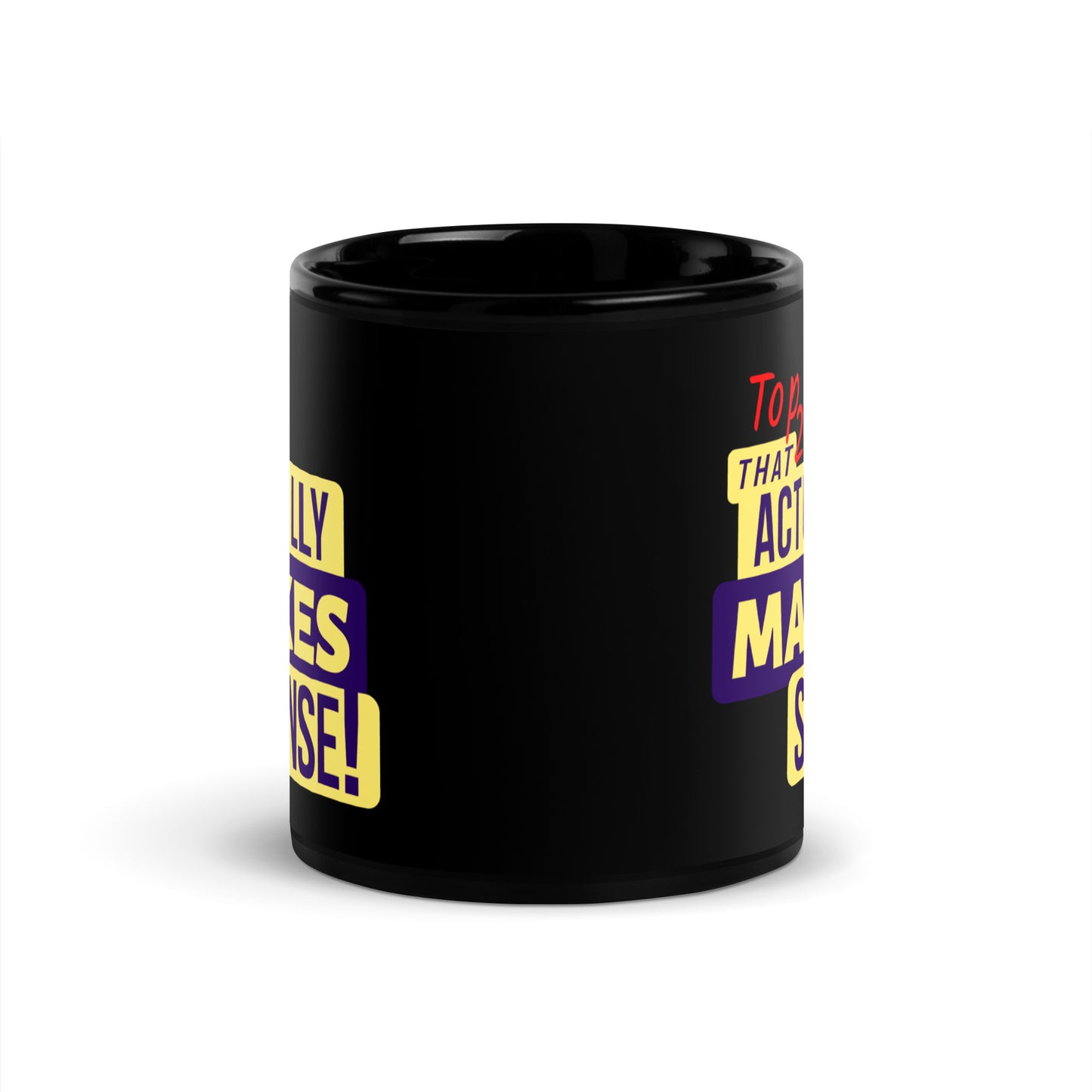 Black Glossy The Voice of College Football Mug