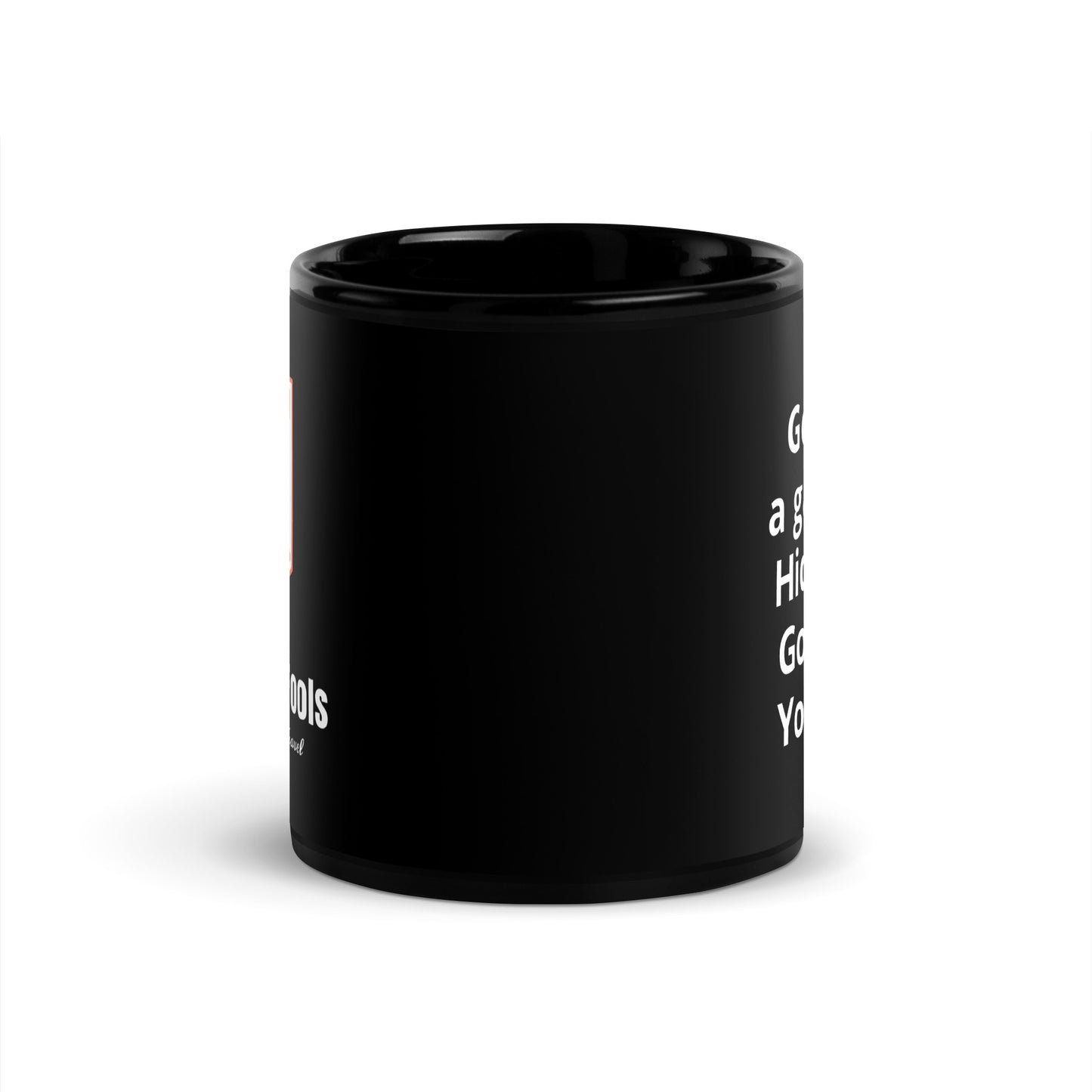 Black Glossy Hide and F**K yourself Mug