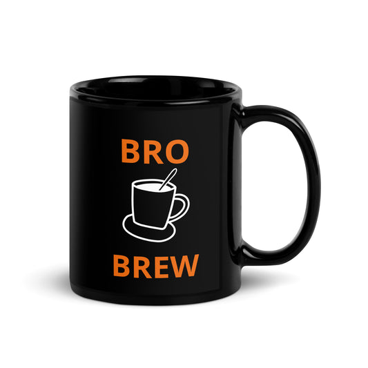 Black Glossy BRO  Mug