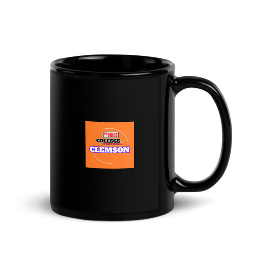 Black Glossy Clemson Mug