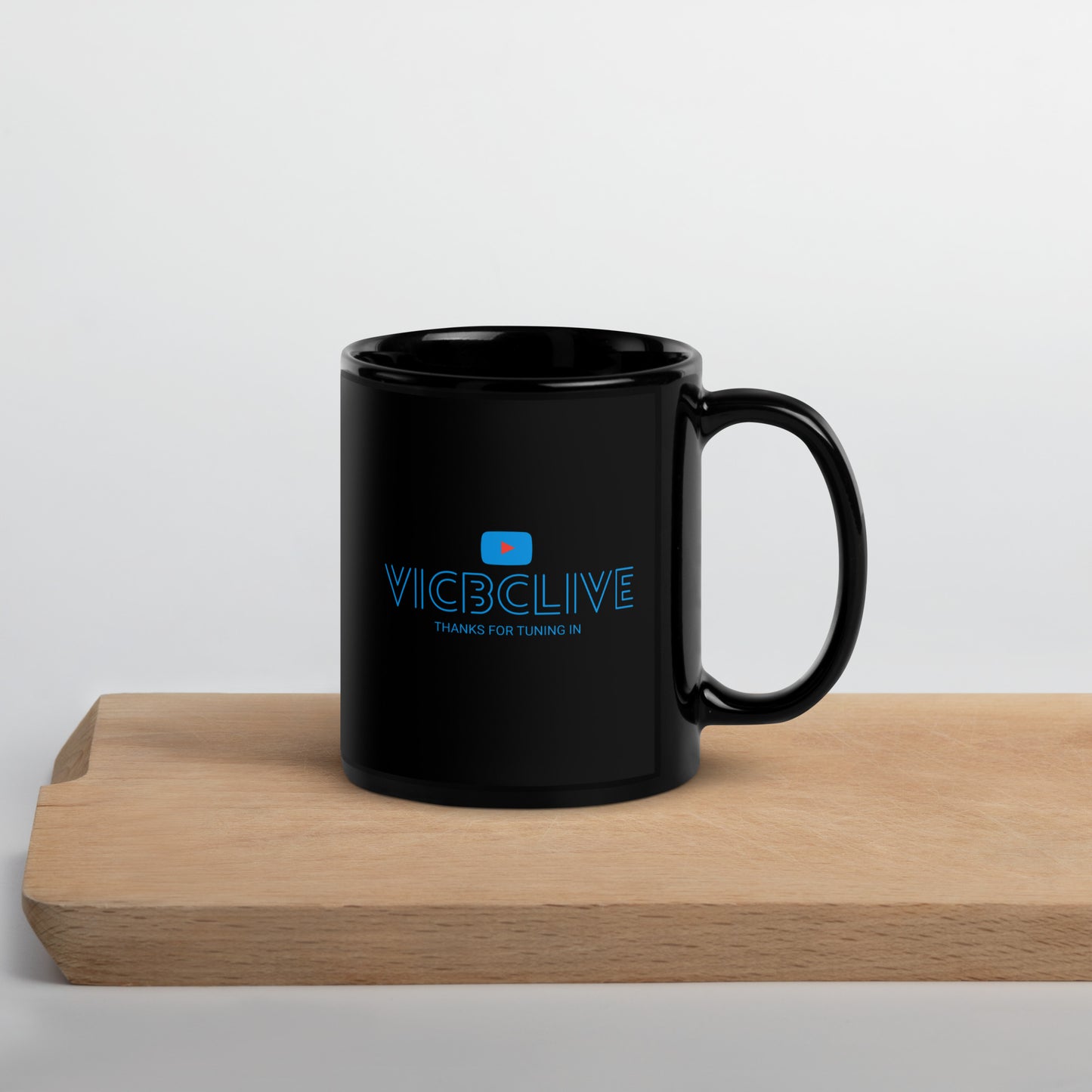 VicBC Black Glossy Mug