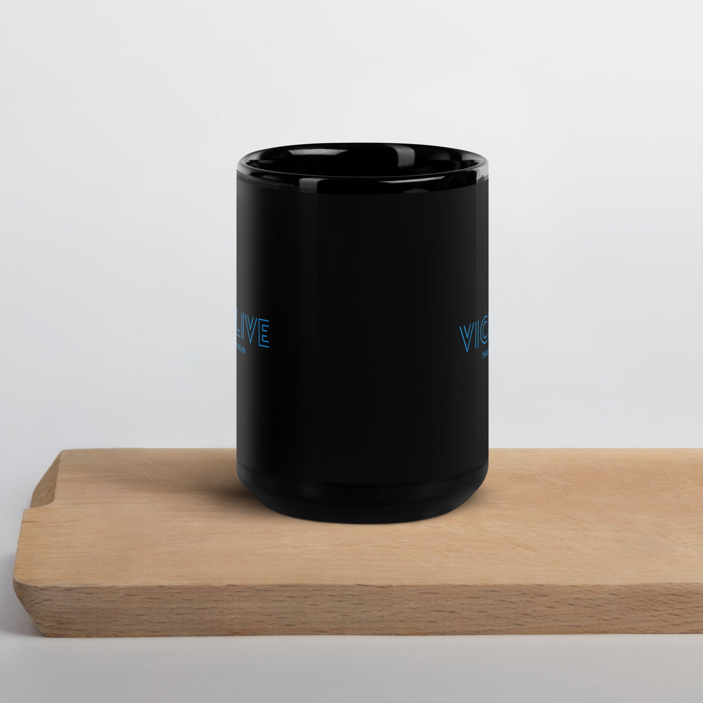 VicBC Black Glossy Mug