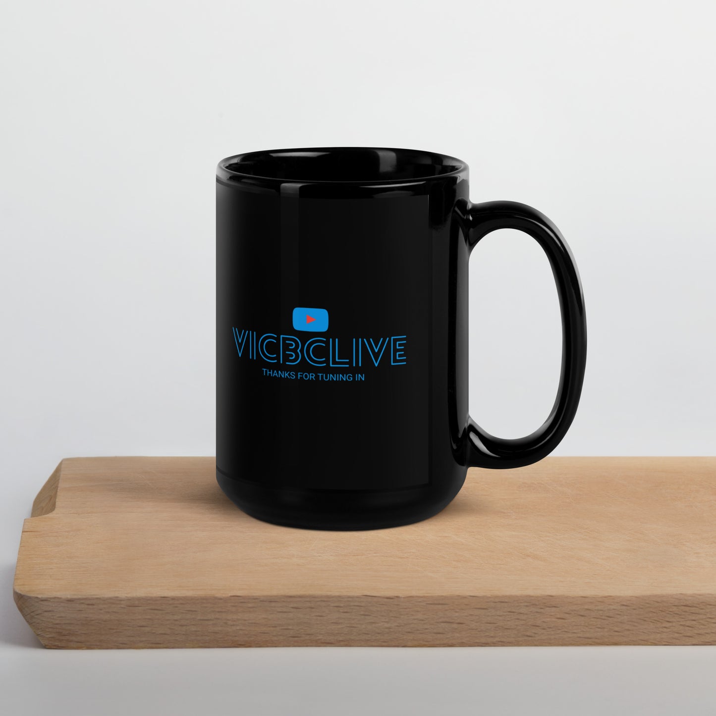 VicBC Black Glossy Mug