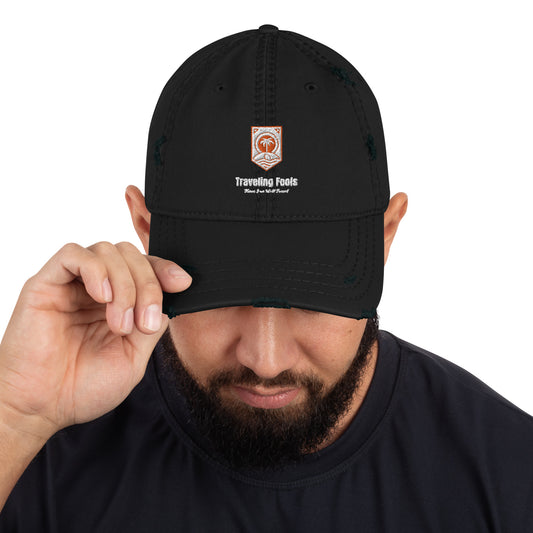 Traveling Fools Distressed Dad Hat