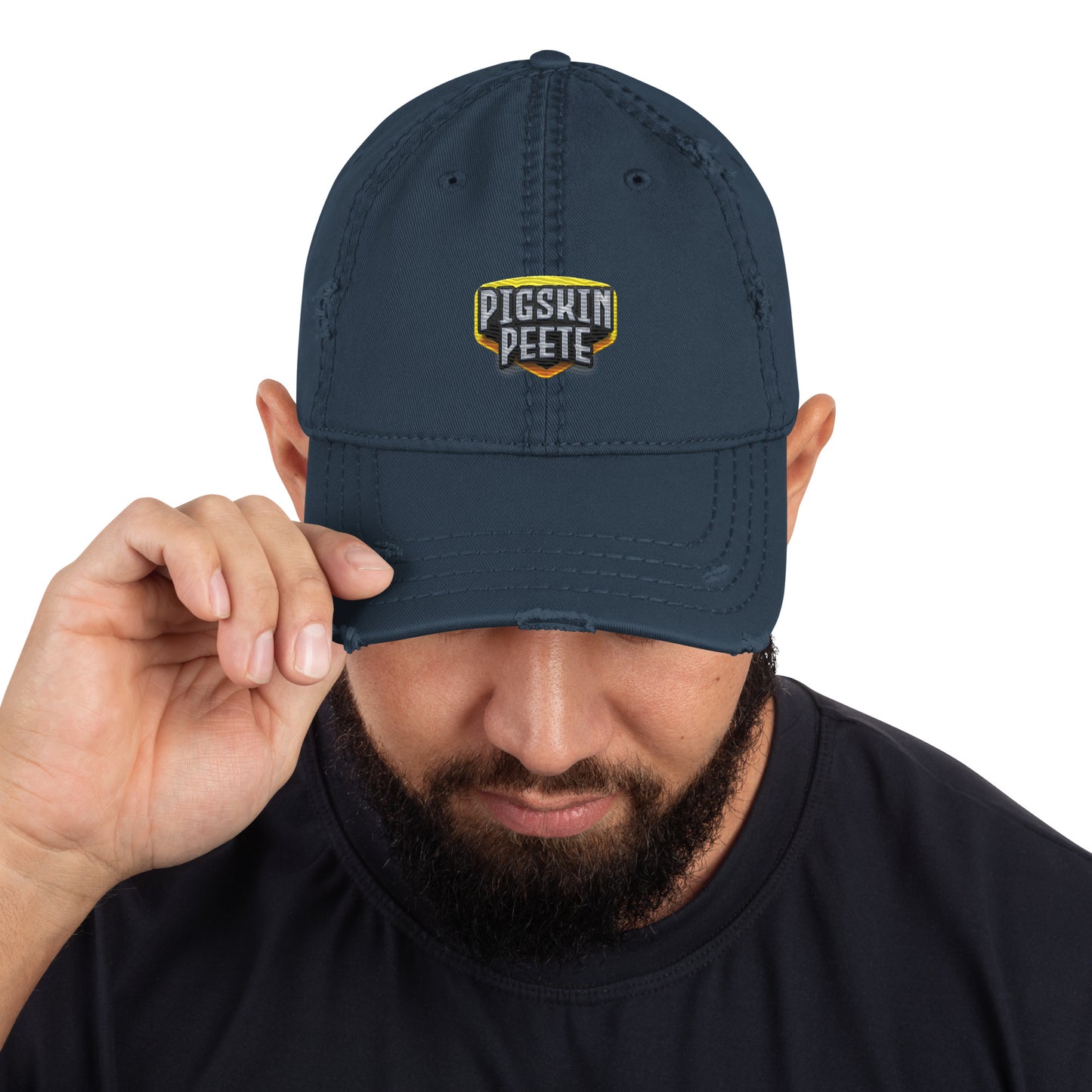 Pigskin Peete Distressed Dad Hat