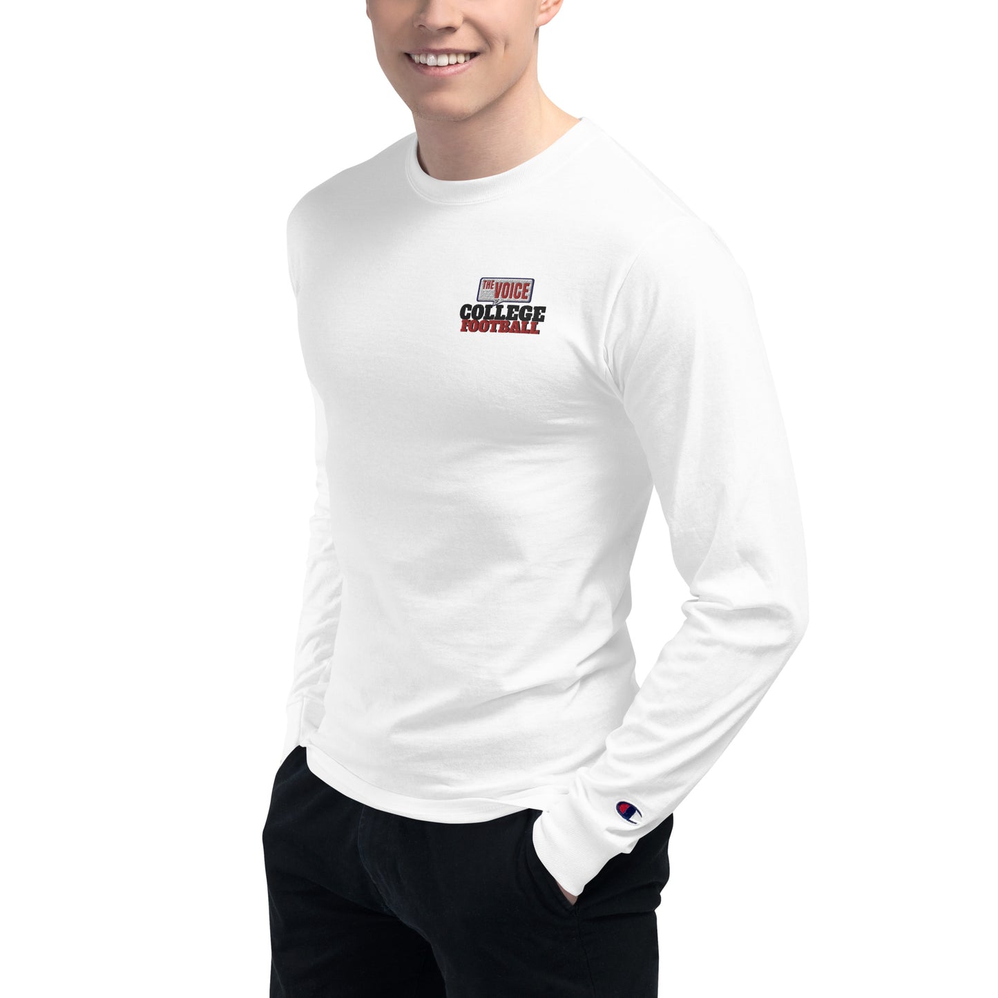 Men's Champion Long Sleeve Shirt The Voice of College Football