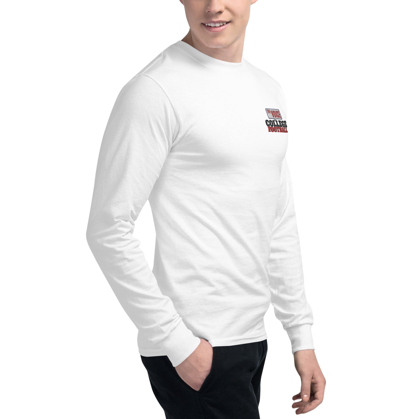 Men's Champion Long Sleeve Shirt The Voice of College Football