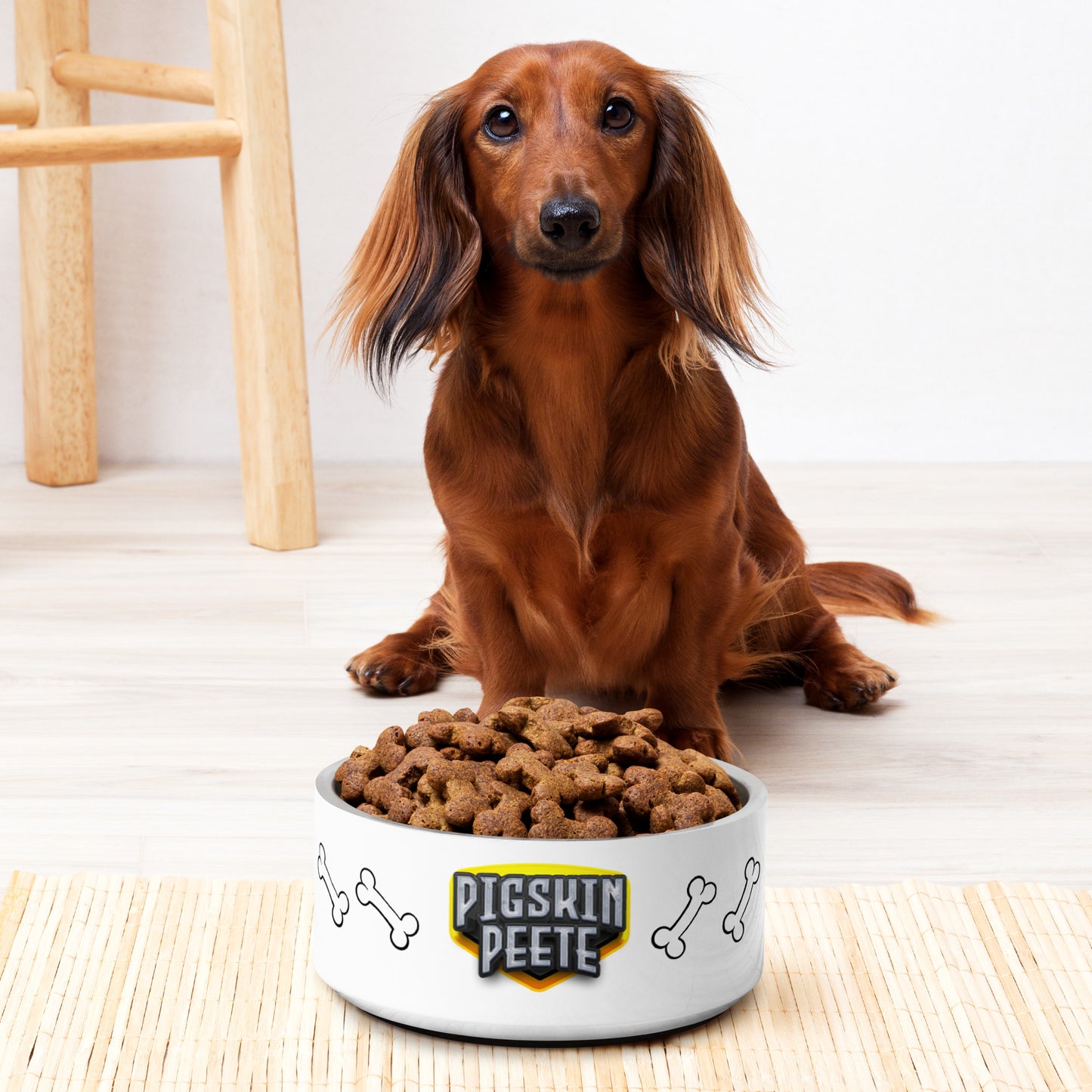 Pigskin Peete Pet bowl