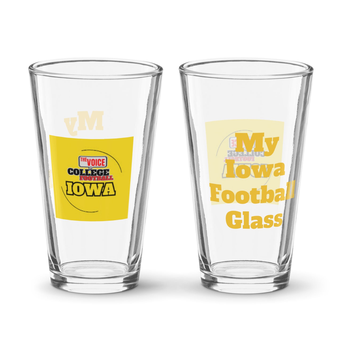 Shaker Iowa pint glass