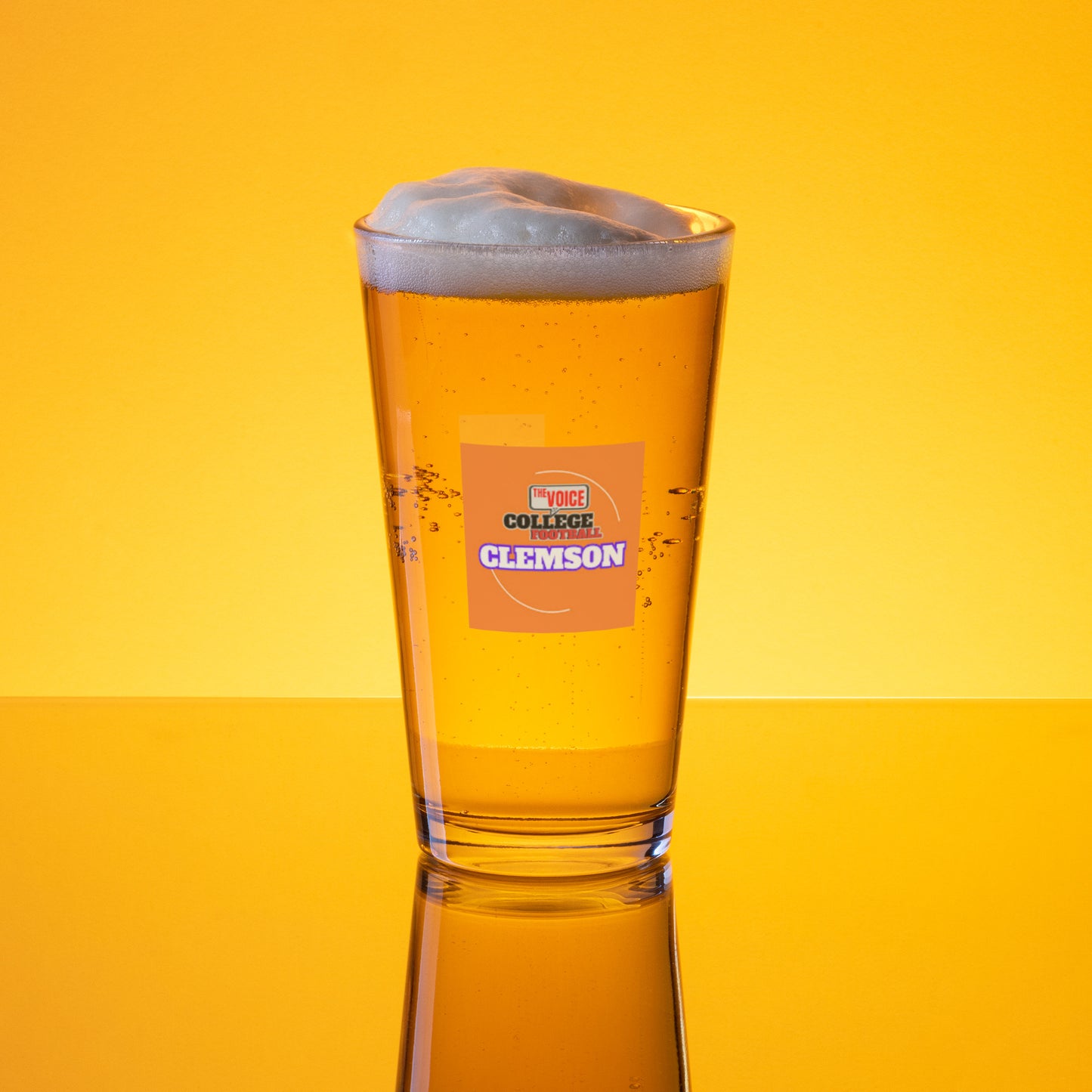 Shaker pint Clemson glass