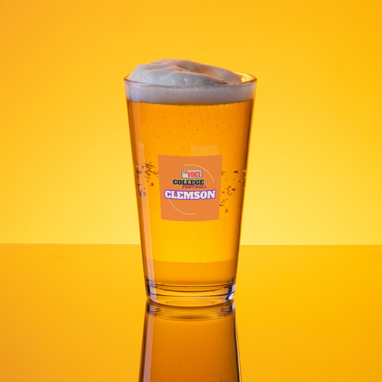 Shaker pint Clemson glass