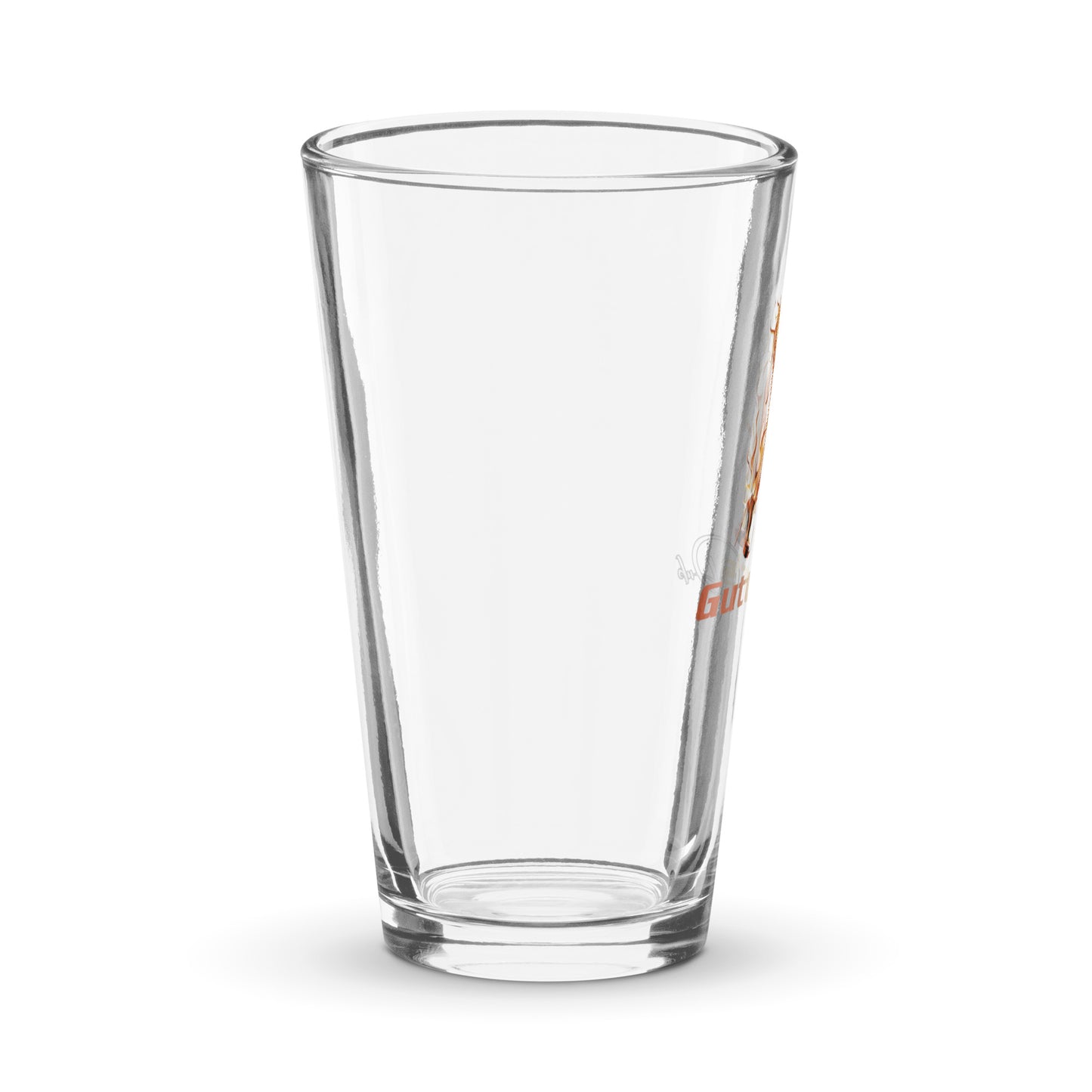 Gutter's Pub Nude Shaker Pint Glass