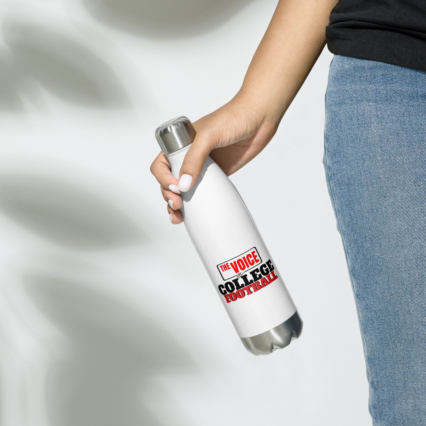 Stainless steel water bottle The Voice of College Football