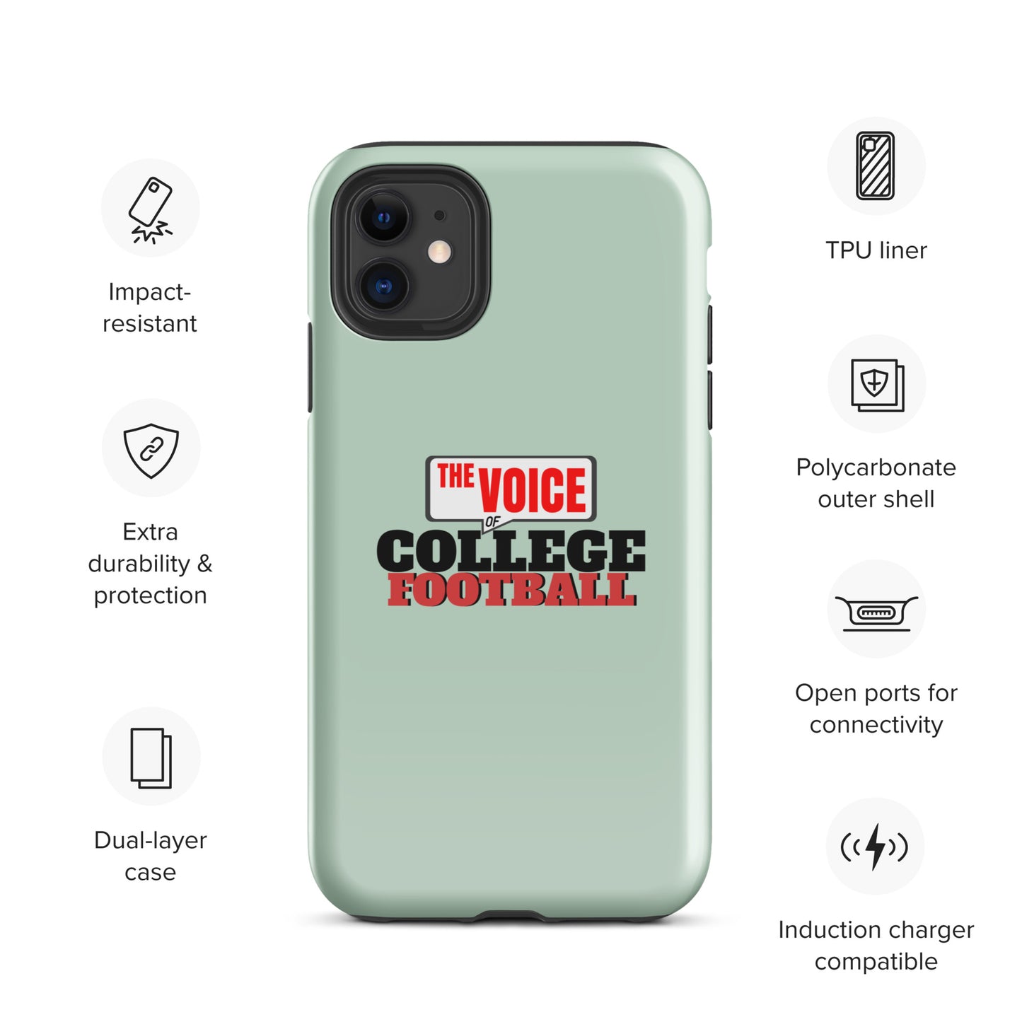 Tough Voice of College Football Case for iPhone®