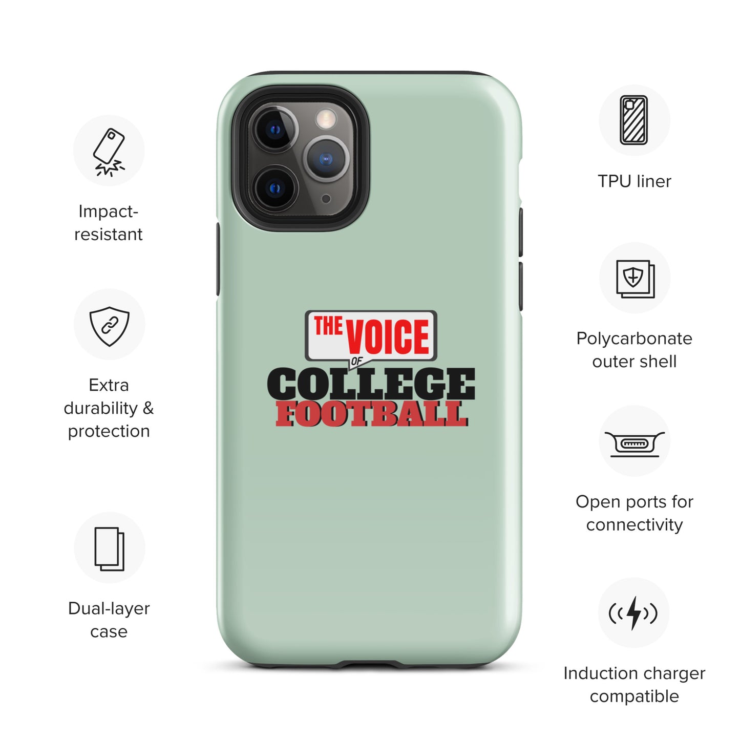 Tough Voice of College Football Case for iPhone®