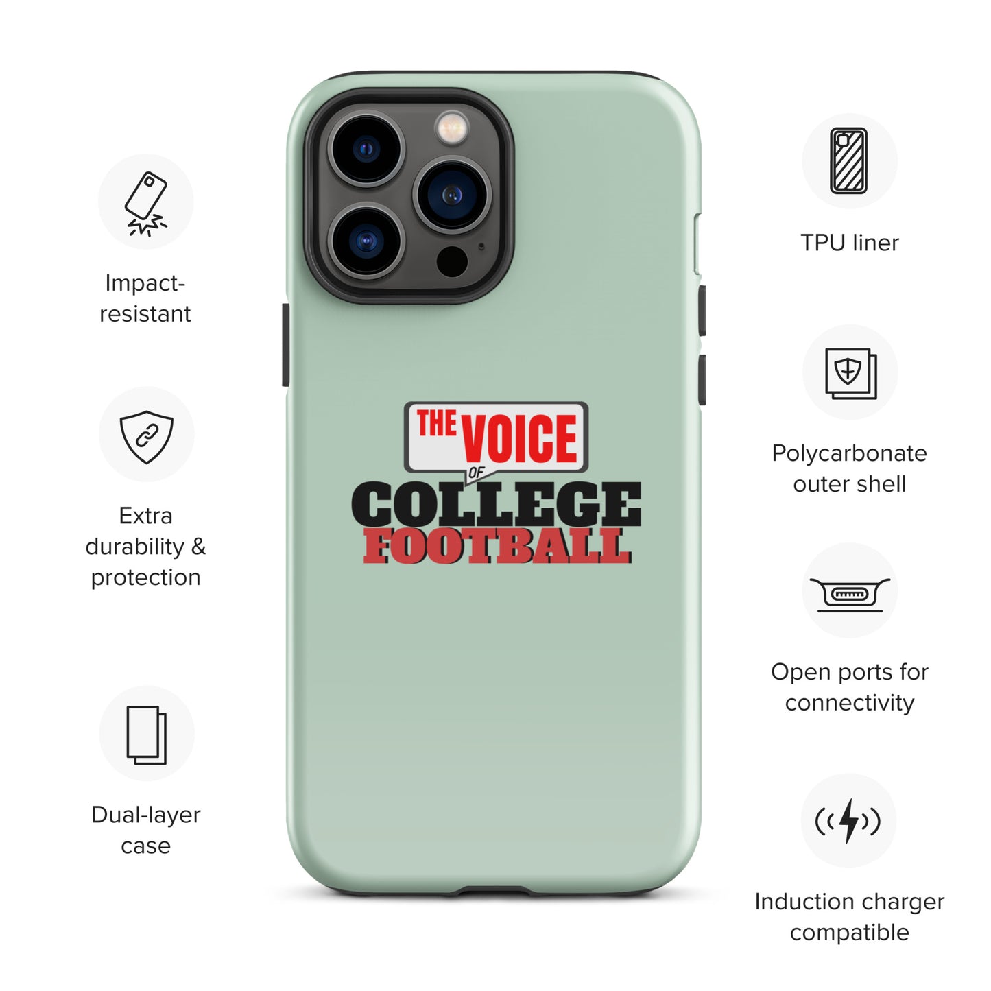 Tough Voice of College Football Case for iPhone®