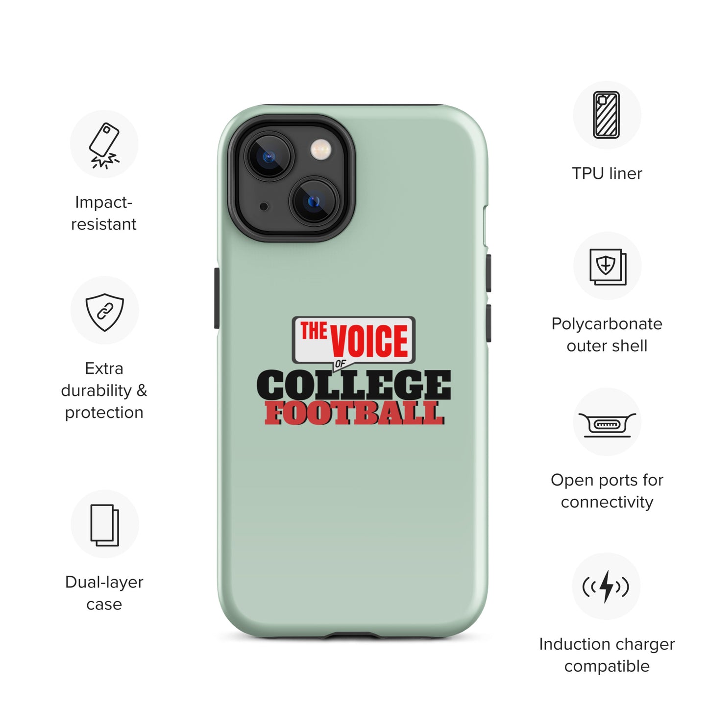 Tough Voice of College Football Case for iPhone®