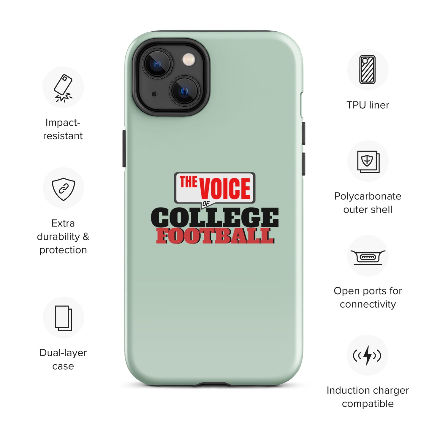 Tough Voice of College Football Case for iPhone®