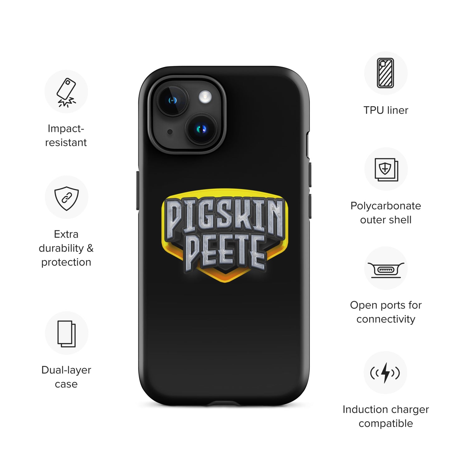 Pigskin Peete Tough Case for iPhone®