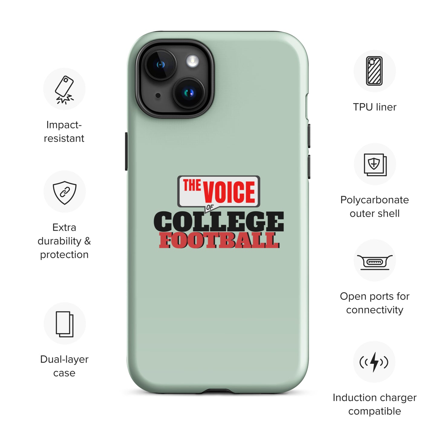 Tough Voice of College Football Case for iPhone®