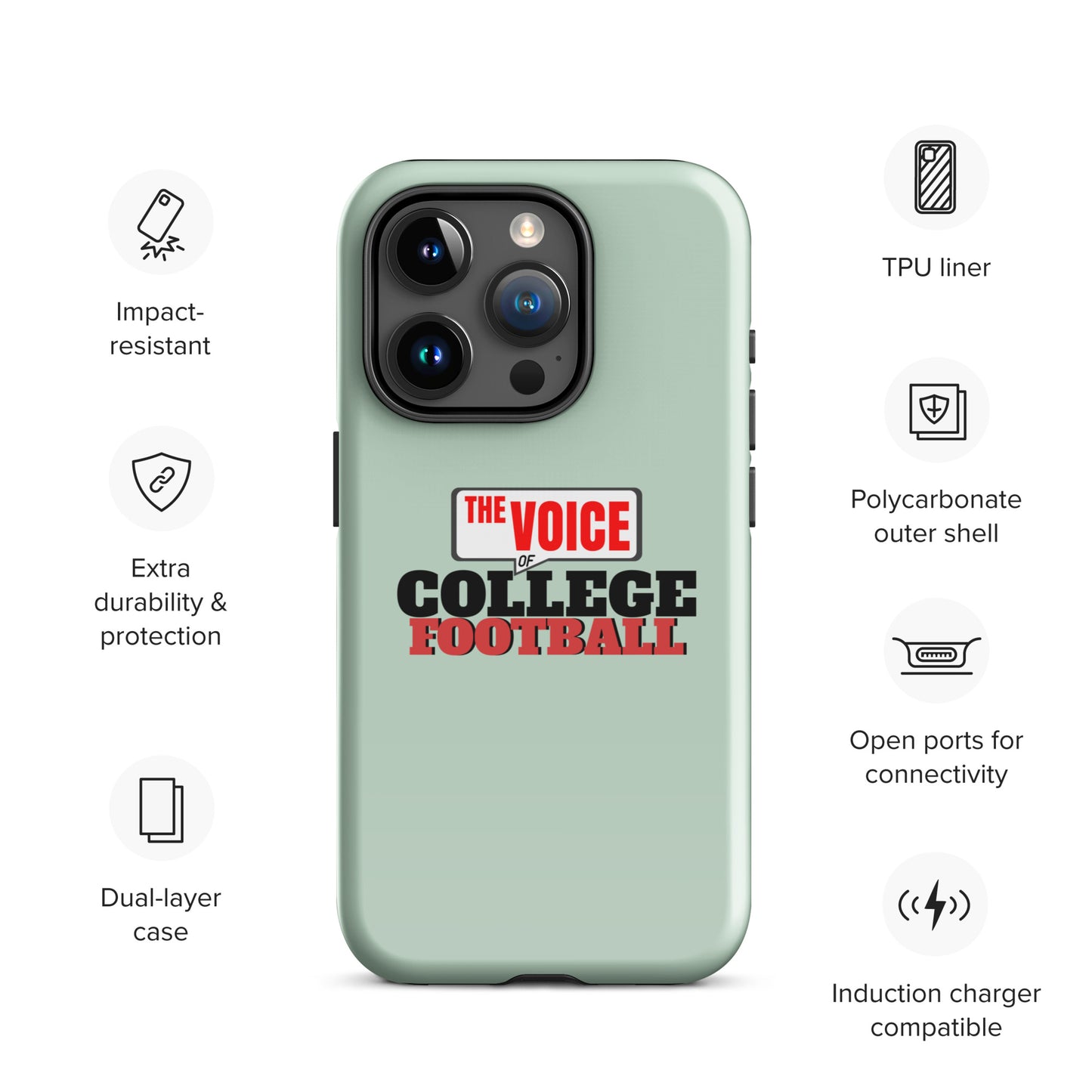 Tough Voice of College Football Case for iPhone®