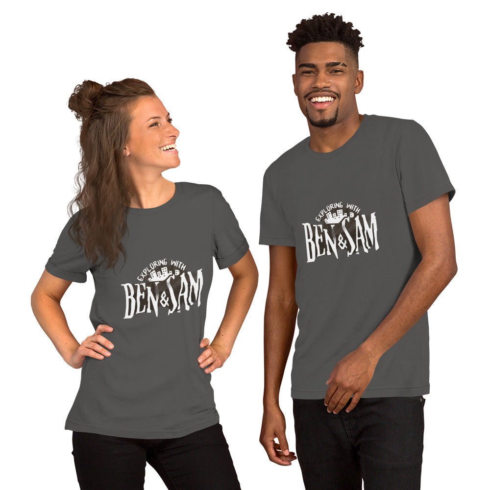 Unisex Exploring with Ben and Sam t-shirt