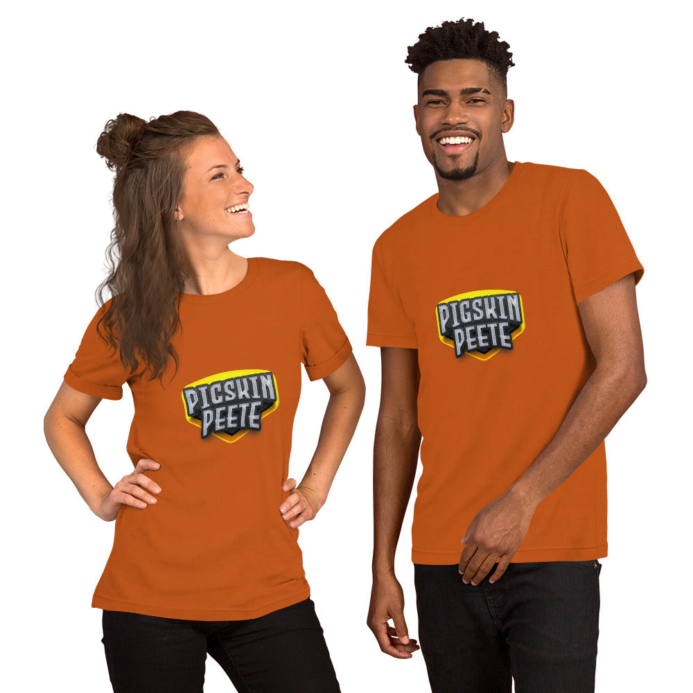 Unisex Pigskin Peete t-shirt