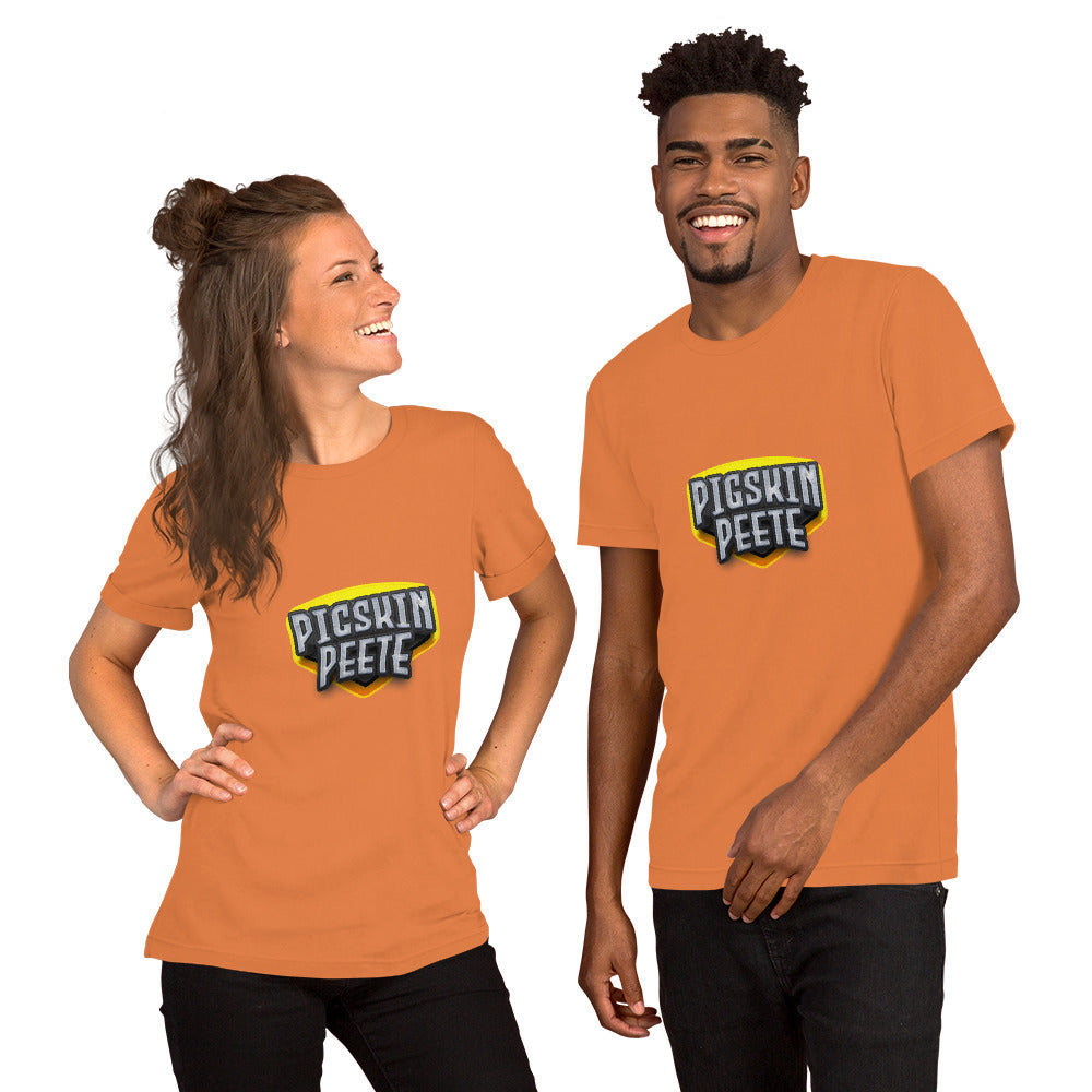 Unisex Pigskin Peete t-shirt