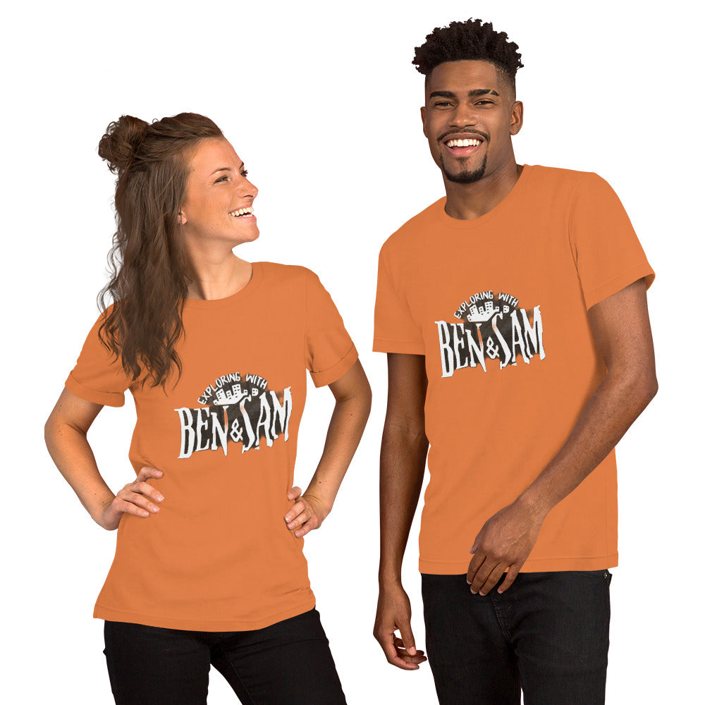 Unisex Exploring with Ben and Sam t-shirt