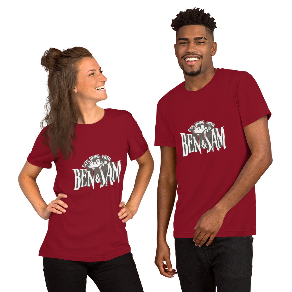 Unisex Exploring with Ben and Sam t-shirt