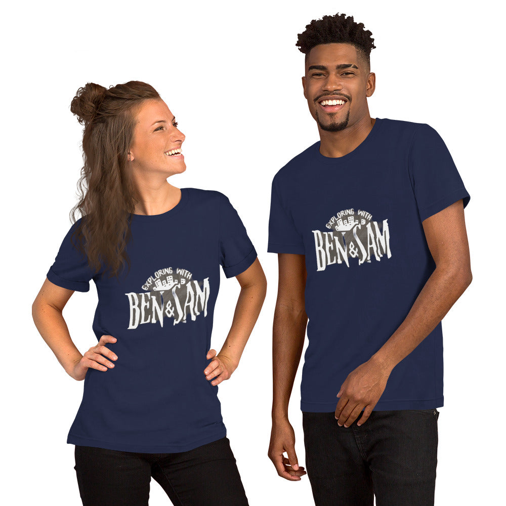 Unisex Exploring with Ben and Sam t-shirt