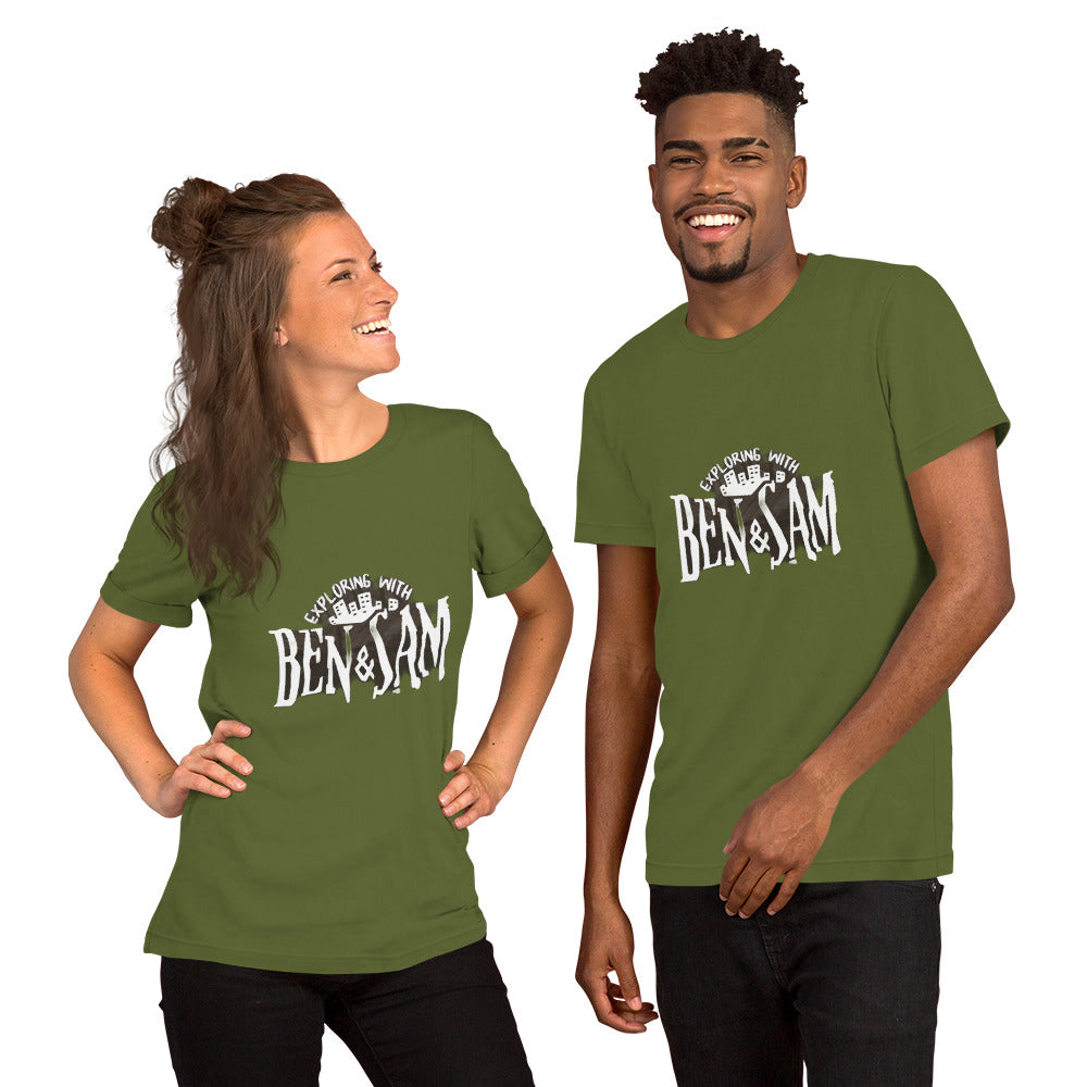 Unisex Exploring with Ben and Sam t-shirt